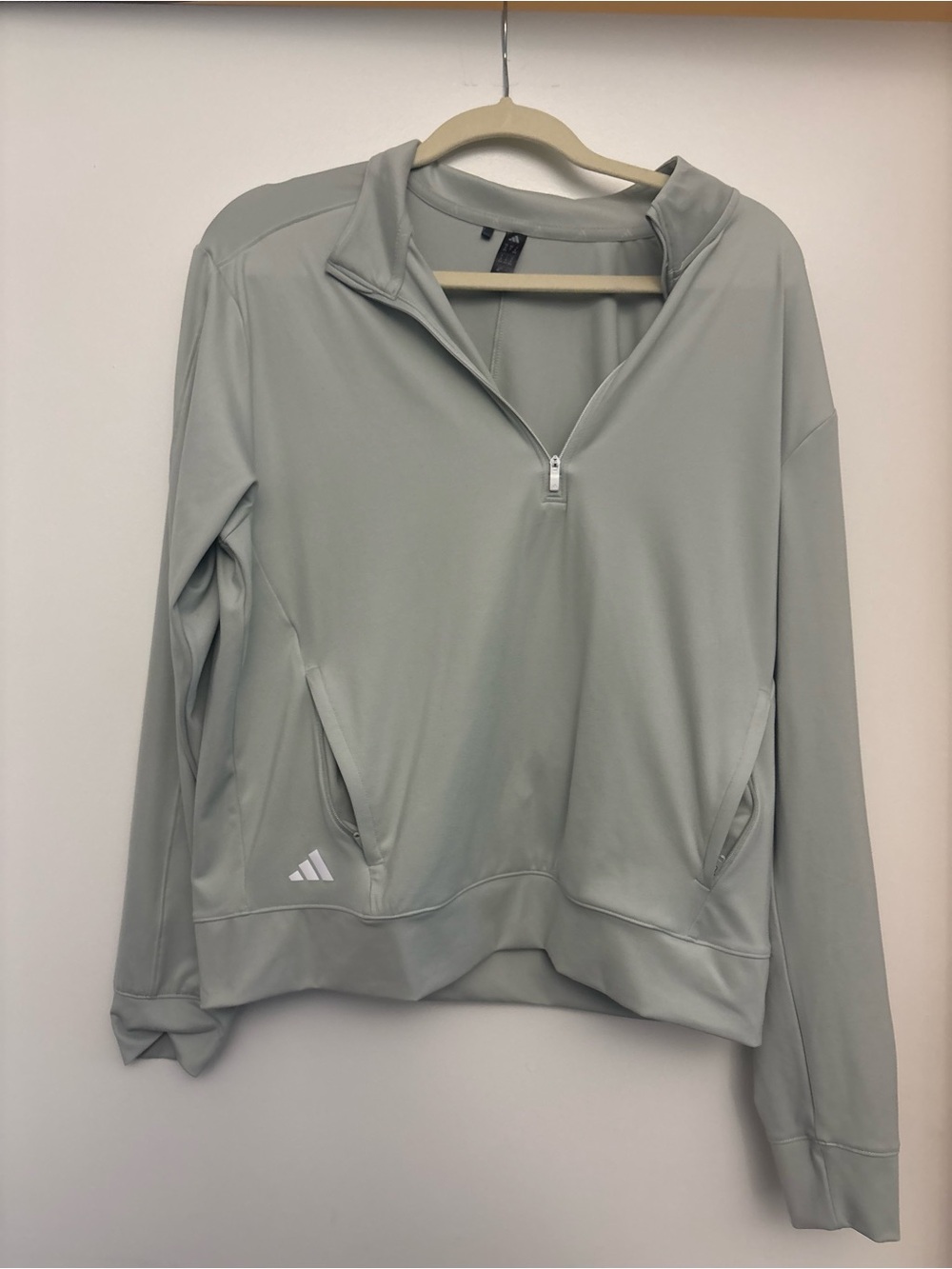 adidas Sage Green Crewneck Pullover